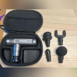 FASTARE Silver Massage Gun Set